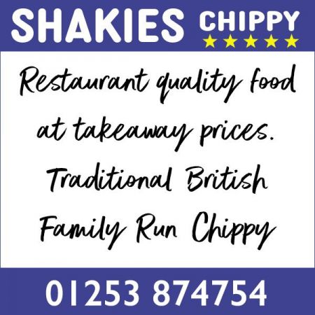 Things to do in Fleetwood visit Shakies Chippy