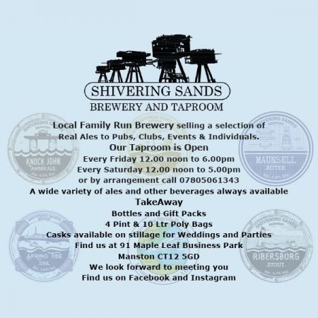 Things to do in Whitstable & Herne Bay visit Shivering Sands Brewery & Tap Room