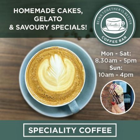 Things to do in Carlisle visit Smillie's Coffee Bar