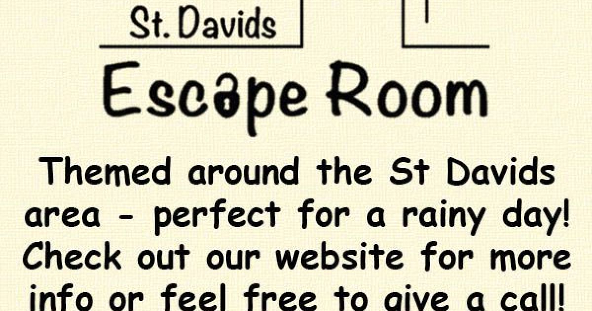 Things to do in Tenby Visit St. Davids Escape Room