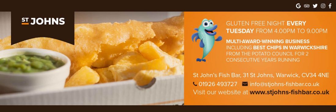 Things to do in Warwick & Royal Leamington Spa visit St John's Fish Bar Warwick