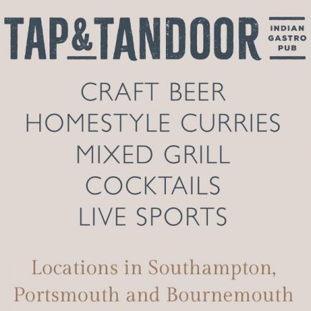 Things to do in Southampton visit Tap and Tandoor