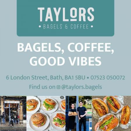 Things to do in Bath visit Taylors Bagels and Coffee