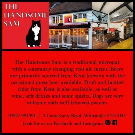 Things to do in Whitstable & Herne Bay visit The Handsome Sam