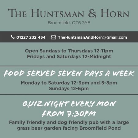 Things to do in Whitstable & Herne Bay visit The Huntsman & Horn