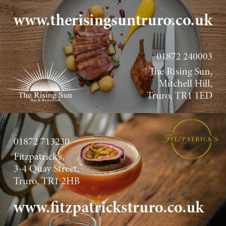 Things to do in Truro visit The Rising Sun & Fitzpatrick's