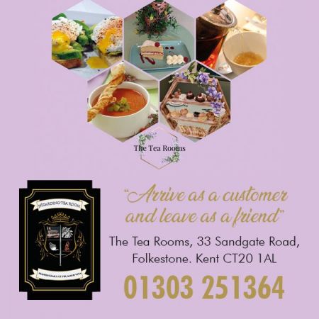 Things to do in Folkestone & Hythe visit The Tea Rooms