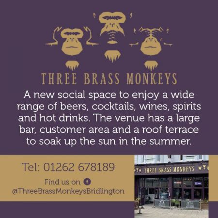 Things to do in Bridlington and Filey visit The Three Brass Monkeys