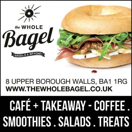 Things to do in Bath visit The Whole Bagel