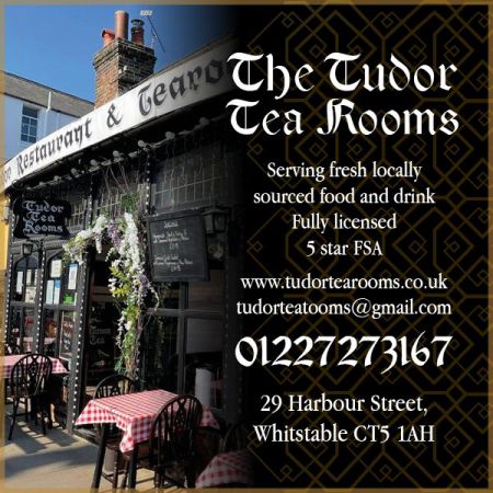 Things to do in Whitstable & Herne Bay visit The Tudor Tea Rooms
