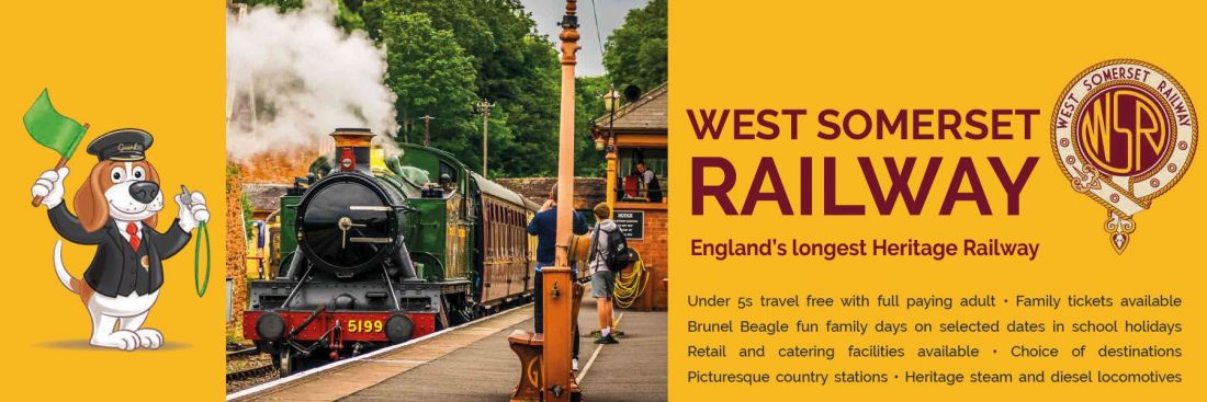 Things to do in Taunton visit West Somerset Railway