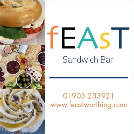 Things to do in Worthing visit fEAsT Sandwich Bar