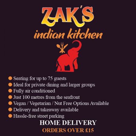 Things to do in Weston-super-Mare visit Zak's Indian Kitchen